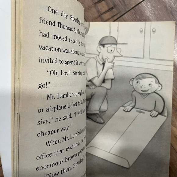 "Flat Stanley" 40th Anniversary Edition Paperback Book - Picture 4 of 7